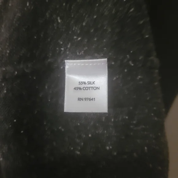 J. JILL Grey Speckled Silk Blend Knit Maxi Skirt Size Medium - Picture 6 of 7